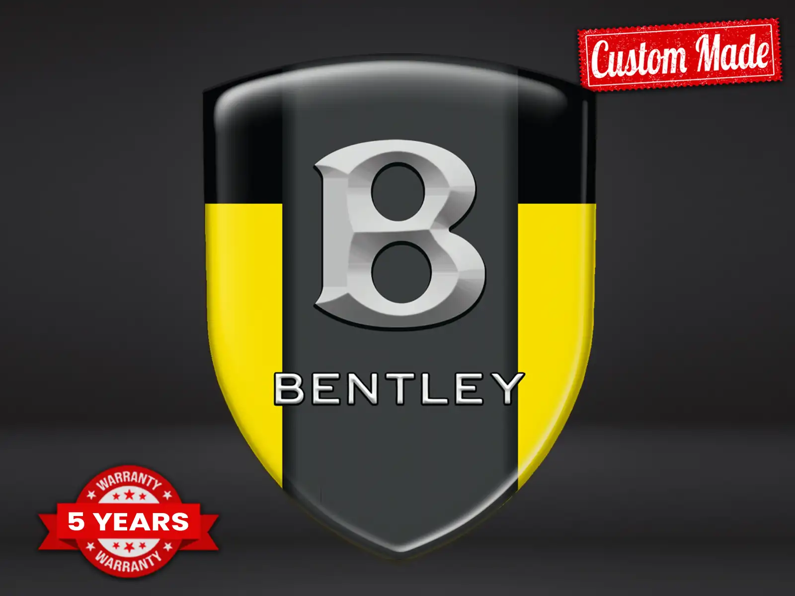 Bentley Pegatinas Autoadhesivas Edición Elegante Etiquetas Cúpula